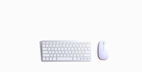 Computer keyboard and mouse — Stock Photo, Image