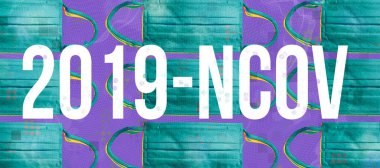 Cerrahi tıbbi yüz maskeli 2019-NCOV teması