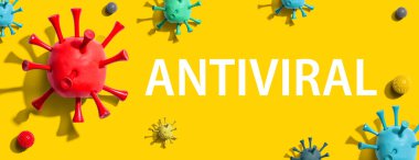 Virüs araç nesneleri ile antiviral tema