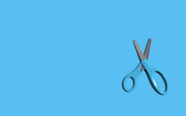 Yukarıdan düşen gölgeli makas