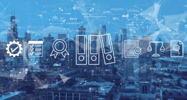 Chicago şehir merkezine uyum teması