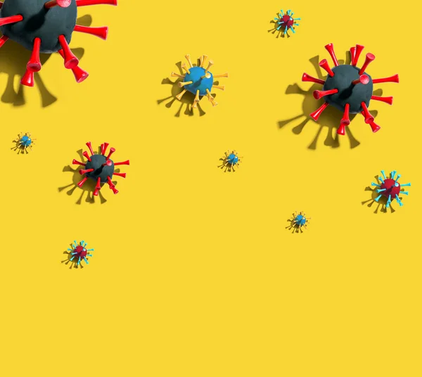Viral grip salgını ve Coronavirüs konsepti — Stok fotoğraf