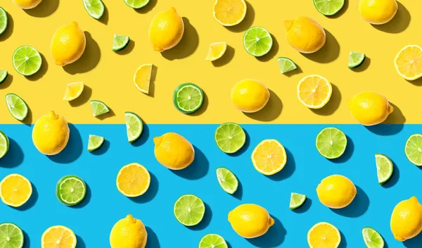 Свіжі лимони та межі краєвиду — стокове фото