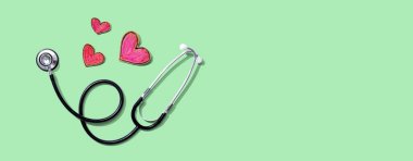 Tıp çalışanı takdir teması