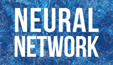 Soyut şehir manzaralı Sinirsel Ağ temasıName