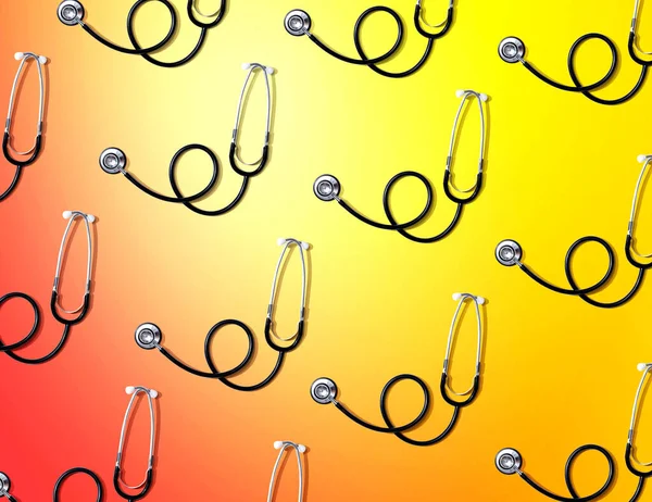 Stethoscoop - gezondheidszorg en geneeskunde thema — Stockfoto