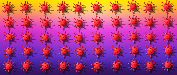 Virale Grippe und Coronavirus-Konzept — Stockfoto