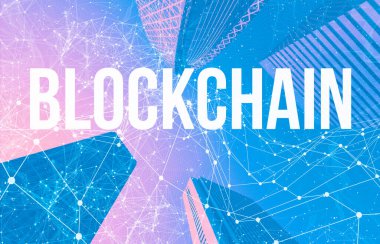 Soyut şablonlar ve gökdelenlerle engelleme teması