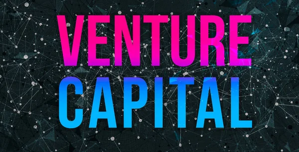 Venture Capital theme with abstract network patterns