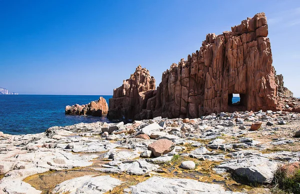 Arbatax, red rocks landscape