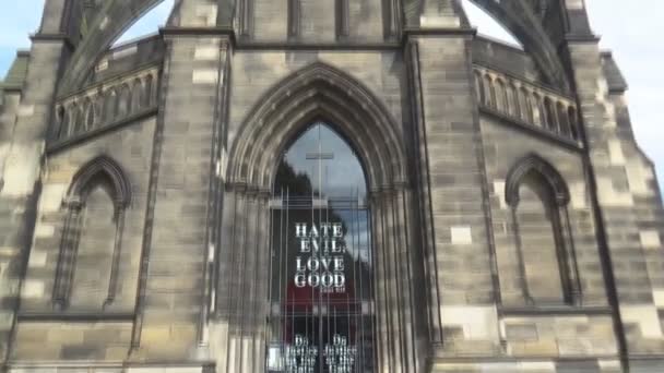 Kathedrale von unten — Stockvideo