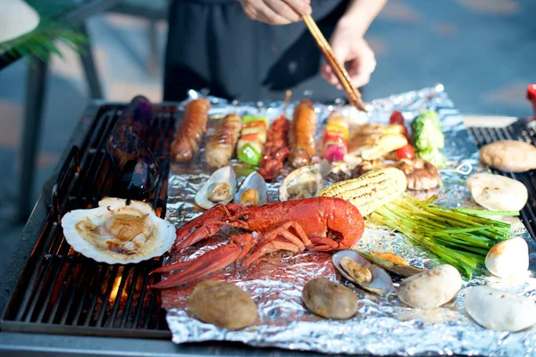 Seafood Lobster barbecue