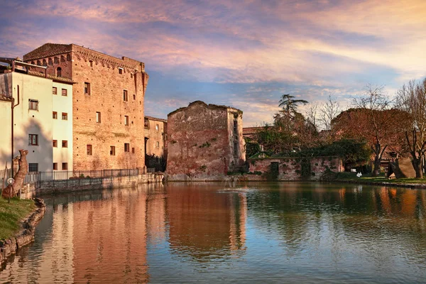 Monteroni Arbia Siena Tuscany Italy View Sunset Ancient Water Mill — ストック写真