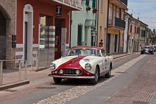 Carro Esporte Vintage Ferrari 250 Boano 1956 Corrida Carro Clássico — Fotografia de Stock