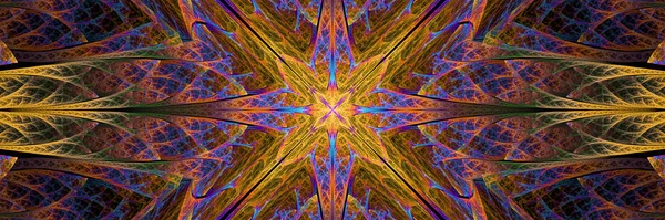 Fond fractal coloré — Photo
