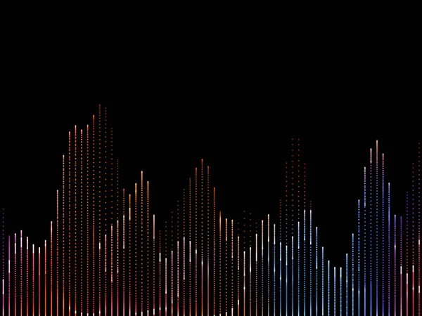 Analizador de espectro sonoro Antecedentes — Foto de Stock