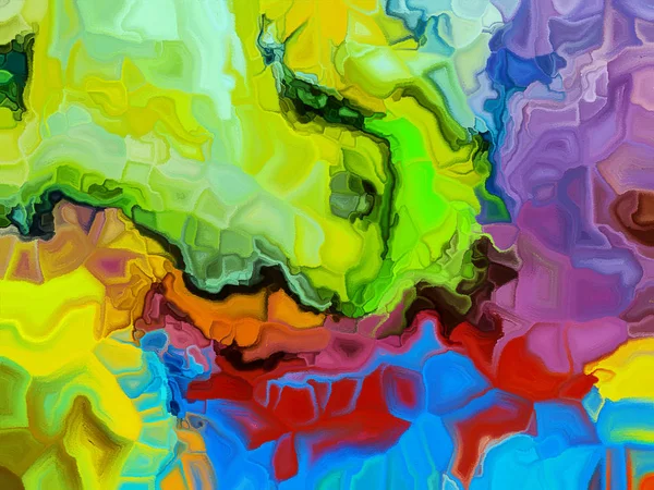 Kleurrijke aquarel op doek — Stockfoto