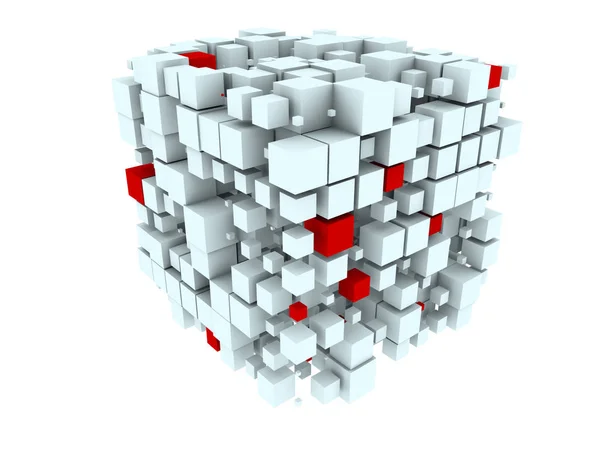 Digital Information Cube — Stock Photo, Image