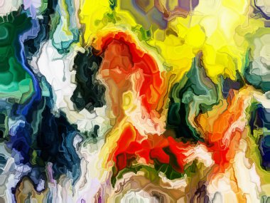 Tasarımlar ve dekore edilmiş arka planlar için sanatsal sanal boya tuvali