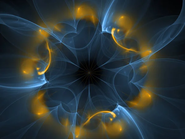 Computer Gegenereerde Fractal Patroon Wallpaper — Stockfoto