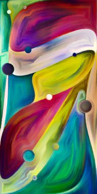 Arka plan şekilleri ve eğrileri modern sanatın konuda oluşur