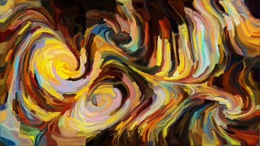 Yaratıcılık projeleri, baskı ve ekran için organik hareket tasarımı suluboya deseni.