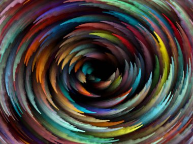 Yaratıcılık, tasarım ve modern sanat projeleri için Girdap Dijital Renk arkaplanı