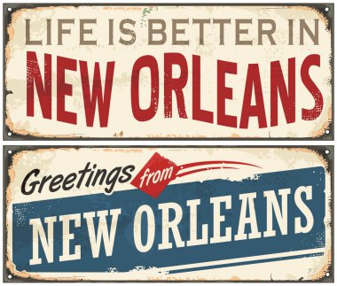 New Orleans Florida teneke işareti