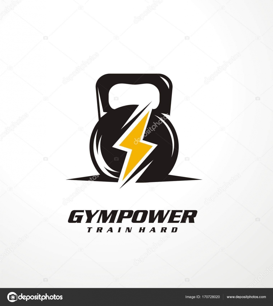 Strength Logo Inspiration Gym Power Logo Design Idea Stock