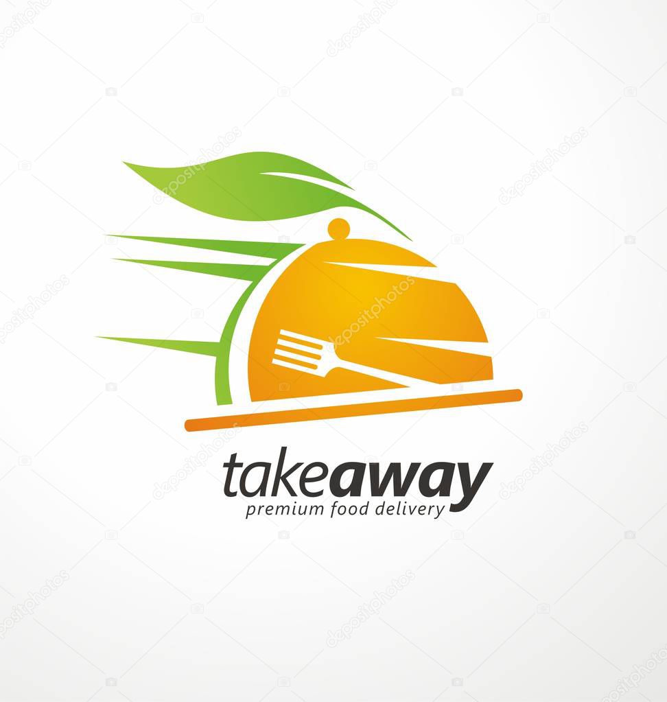 Take away food logo design idea