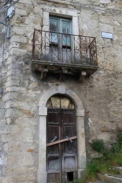Εγκαταλελειμμένο Σπίτι Torre Santa Lucia Acquasanta Τέρμε Ιταλία — Φωτογραφία Αρχείου