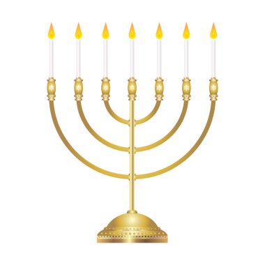 Altından Yedi Kollu Şamdan