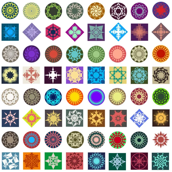 Geometrik şekil kutsal kişilerin resmi.