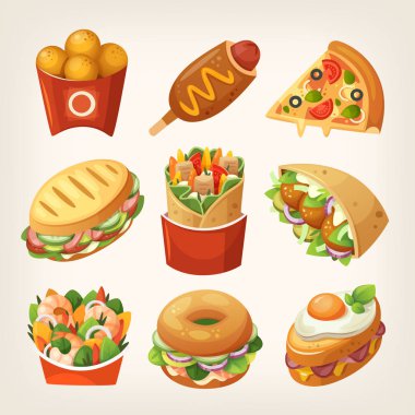 Fast Food simgeleri