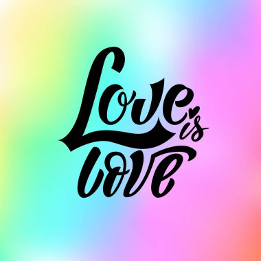 Gay El Mektubu. LGBT gökkuşağı tabiri Aşk Aşktır