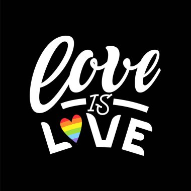 Gay El Mektubu. LGBT gökkuşağı tabiri Aşk Aşktır