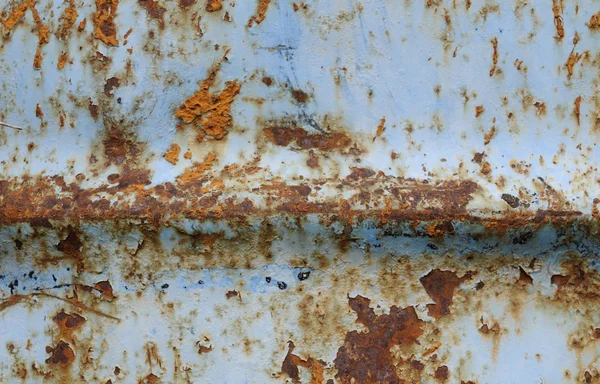 Fondo de superficie metálica oxidado azul . —  Fotos de Stock