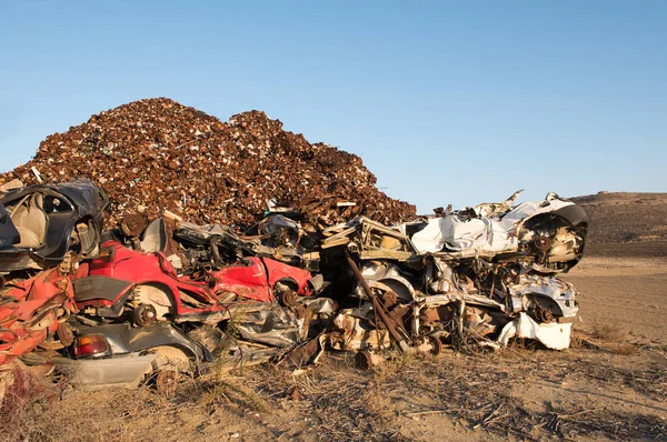 Pile of scrap metal for recycling — Stock Photo, Image