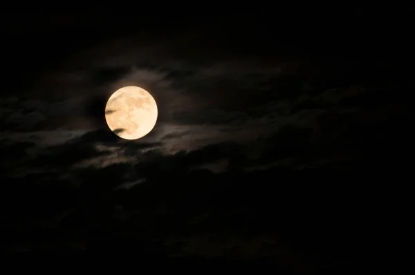 Luna llena súper brillante —  Fotos de Stock