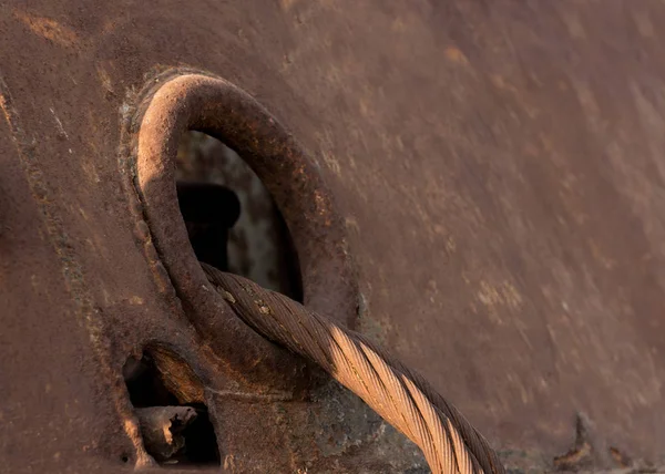 Tung industri levererar stål kabel — Stockfoto