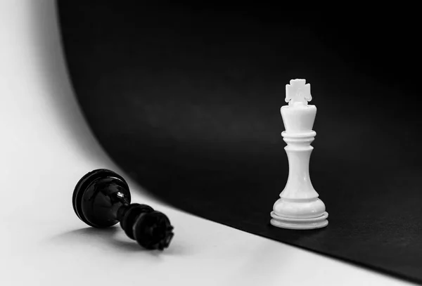 Strategische schaakspel — Stockfoto