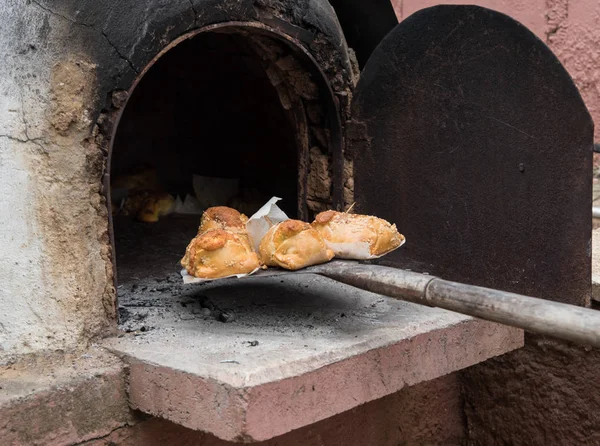 Cypriot Easter cheese pies Flaounes — Stock Photo, Image