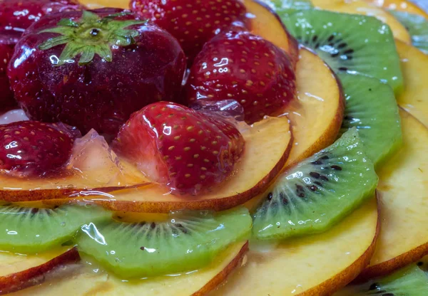 Delicious fruit sweet cake — Stock Photo, Image