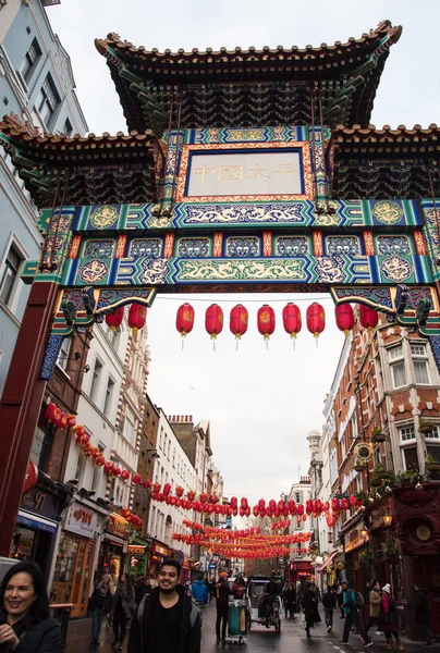 Китайский квартал в Лондоне — стоковое фото