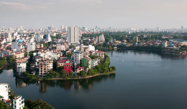 Skyline города Ханой во Вьетнаме — стоковое фото