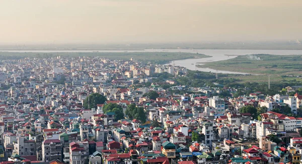 Skyline of Hanoi city in Vietnam — Stock Photo, Image