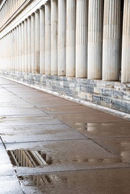 Attalos Stoa 'nın Ank' taki Eskiler sütunlarının ayrıntıları