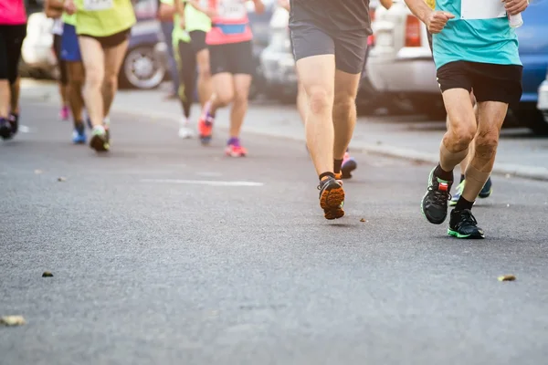 Maratona corrida de rua — Fotografia de Stock