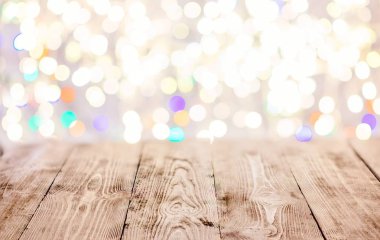 Eski boş tablo içinde belgili tanımlık geçmiş Noel ışıkları ile