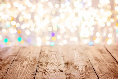 Eski boş tablo içinde belgili tanımlık geçmiş Noel ışıkları ile